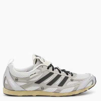 Adidas Originals Silver Leather Adizero Pr Sneakers In Multi