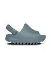 Adidas Originals Single-band Ridged Sandals In Blue