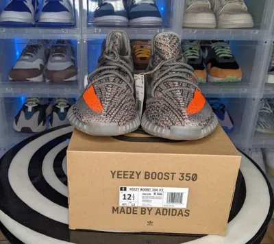 Pre-owned Adidas Originals Size 12.5 - Adidas Yeezy Boost 350 V2 Low Beluga Reflective Ye Kanye In Gray