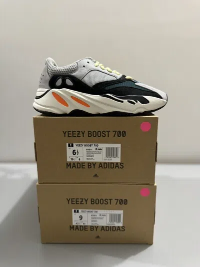 Pre-owned Adidas Originals Size 6.5 - Adidas Yeezy 700 V1 Wave Runner B75571 Brand Ds In Gray