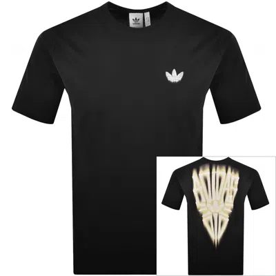 Adidas Originals Skeleton Trefoil T Shirt Black