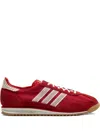 Adidas Originals Womens Adidas Sl72 Shell And Suede Low-top Trainers In Red