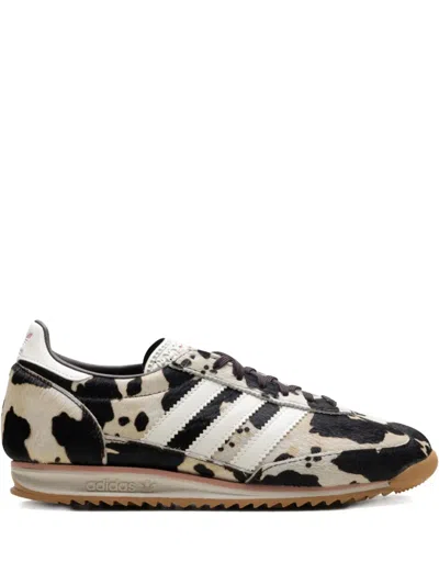 Adidas Originals Sl 72 Og "cow Print" Sneakers In White
