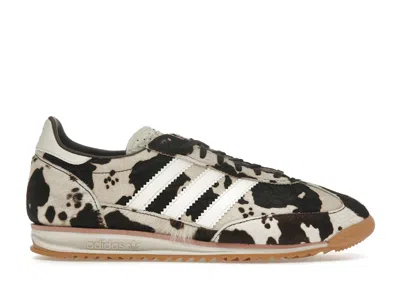 Pre-owned Adidas Originals Sl 72 Og Cow Print (women's) Sneakers In White/black
