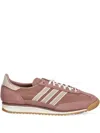 Adidas Originals Sl 72 Og Knitted-lace Sneakers In Nude