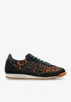 Adidas Originals Sl 72 Og Sneakers Core Black / Off White / Collegiate Green In Brown