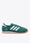Adidas Originals Womens Collegiate Green White O Sl 72 Suede And Mesh Low-top Trainers In Green