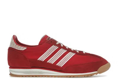 Pre-owned Adidas Originals Sl 72 Og Scarlet Crochet (women's) Sneakers In Better Scarelet Red/wonder White/off White In Multi