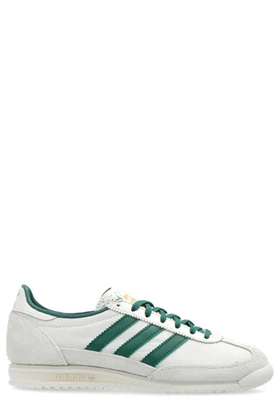 Adidas Originals Sl 72 Og Suede-trimmed Leather Sneakers In Multi