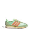 Adidas Originals Adidas Sl 72 Sneaker In Semi Green Spark / Solar Orange / Off White
