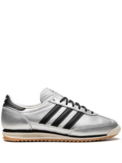 Adidas Originals Adidas Sl 72 Sneaker In Silver/black/off White
