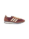 Adidas Originals Low Top Sneakers Suede Accents In Brown