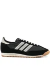 Adidas Originals Womens Sl 72 Suede And Mesh Low-top Trainer Black Wonder White Offwh In Black