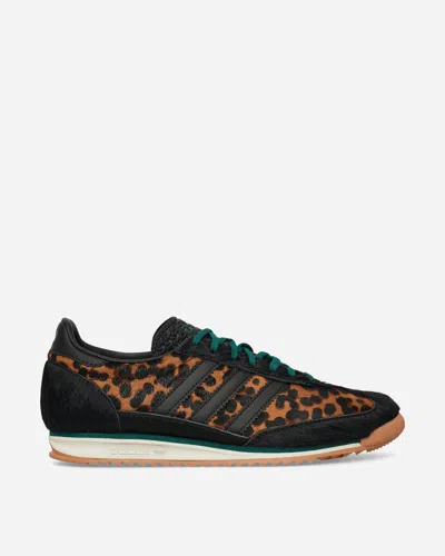 ADIDAS ORIGINALS SL 72 OG SNEAKERS CORE BLACK / OFF WHITE / COLLEGIATE GREEN