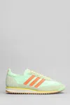 Adidas Originals Sl 72 Og Sneakers In Green Suede And Fabric In Green