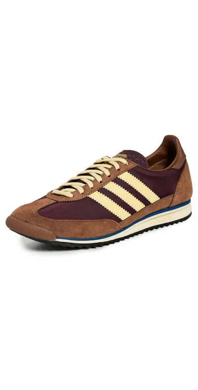 Adidas Originals Sl72 Og Women S Sneakers Brown In Burgundy