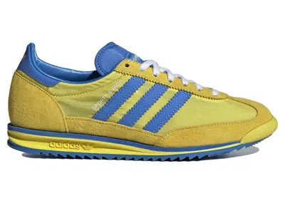 Pre-owned Adidas Originals Sl 72 Og Sporty & Rich Sweden Alternate (women's) Sneakers In Yellow/blue In Multi
