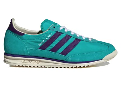 Pre-owned Adidas Originals Sl 72 Og Sporty & Rich (women's) Sneakers In Mint Rush/power Purple/cream White In Multi