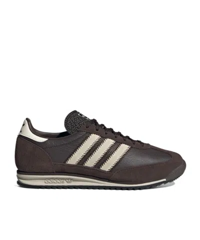 Adidas Originals Sl 72 Og Three-stripe Sneakers In Brown