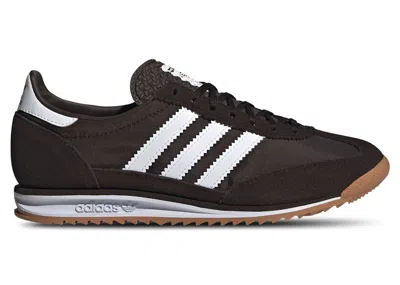 Pre-owned Adidas Originals Sl 72 Og White (women's) Sneakers In Dark Brown/cloud White/gum