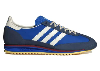 Pre-owned Adidas Originals Sl 72 Og (women's) Sneakers In Blue Bird/off White/preloved Ink