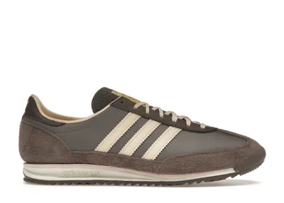 Pre-owned Adidas Originals Sl 72 Og (women's) Sneakers In Charcoal Crystal/sand Brown