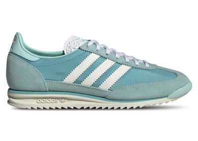 Pre-owned Adidas Originals Sl 72 Og (women's) Sneakers In Easy Mint/semi Flash Aqua/off White
