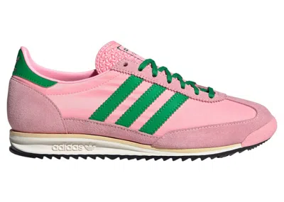Pre-owned Adidas Originals Sl 72 Og (women's) Sneakers In Glow Pink/green/core Black