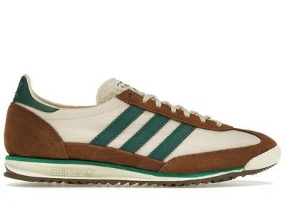 Pre-owned Adidas Originals Sl 72 Og (women's) Sneakers In Linen/collegiate Green
