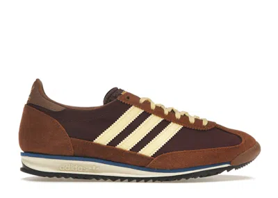 Pre-owned Adidas Originals Sl 72 Og (women's) Sneakers In Maroon/almost Yellow/preloved Brown In Multi