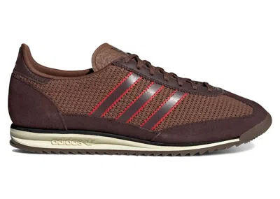 Pre-owned Adidas Originals Sl 72 Og (women's) Sneakers In Preloved Brown/shadow Brown/collegiate Red