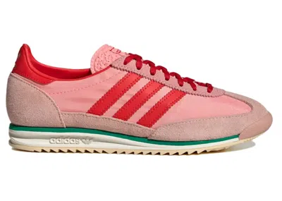 Pre-owned Adidas Originals Sl 72 Og (women's) Sneakers In Semi Pink Spark/red/glow Pink