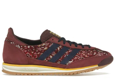 Pre-owned Adidas Originals Sl 72 Og (women's) Sneakers In Shadow Red/maroon/bright Gold In Multi