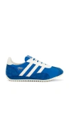 Adidas Originals Sl 72 Three-stripe Sneakers In Blue