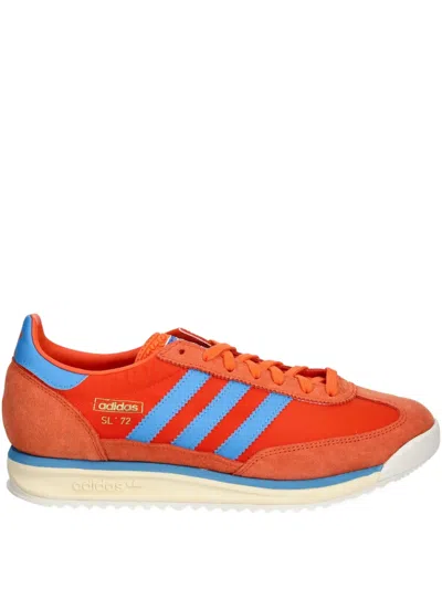 Adidas Originals Sl 72 Rs 3-stripe Suede Sneakers