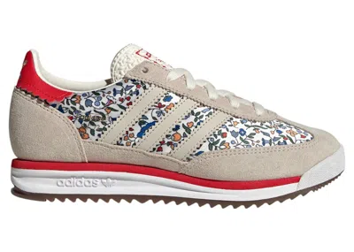 Pre-owned Adidas Originals Sl 72 Rs Liberty London Sneakers In Cloud White/bliss/gum