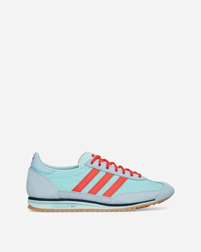 Adidas Originals Sl 72 Sneakers Semi Flash Aqua / Bright Red In Blue