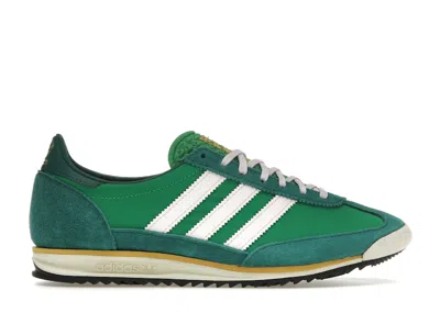 Pre-owned Adidas Originals Sl 72 (women's) Sneakers In Night Indigo/semi Green Spark/collegiate Green