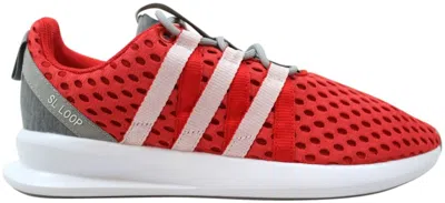 Pre-owned Adidas Originals Sl Loop Racer (women's) Sneakers In Tomato/white Grey