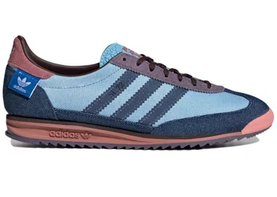 Pre-owned Adidas Originals Sl72 Kseniaschnaider (women's) Sneakers In Denim/purple/pink