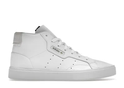 Pre-owned Adidas Originals Sleek Mid (women's) Sneakers In Cloud White/crystal White