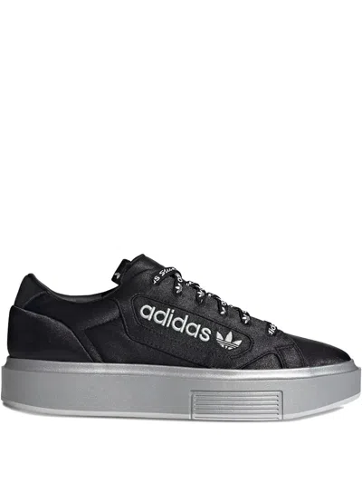 Adidas Originals Sleek Super Sneakers In Black