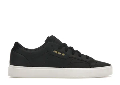 Pre-owned Adidas Originals Sleek (women's) Sneakers In Core Black/crystal White In Multi