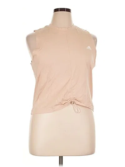 Pre-owned Adidas Originals Sleeveless T-shirt In Tan