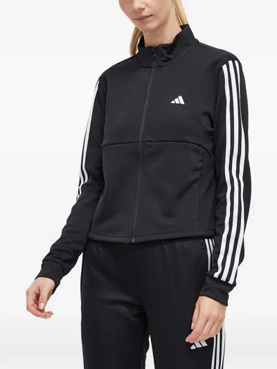 Adidas Originals Sleeves-stripe Sweatshirt In Black