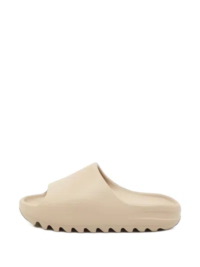 Pre-owned Adidas Originals Slide Pure Sandals In Neutrals