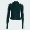 Adidas Originals Slim Knit Track Top In Blue