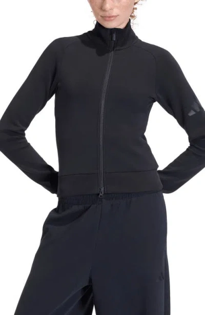 Adidas Originals Slim Track Jacket In Black