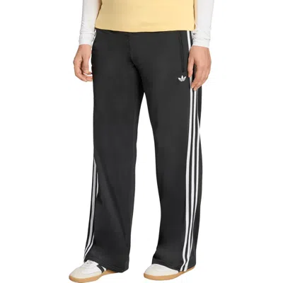 Adidas Originals Smocked Firebird Track Pants In Black