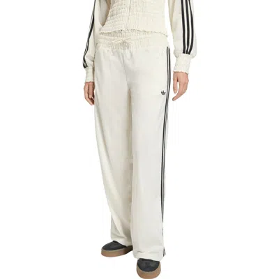 Adidas Originals Smocked Firebird Track Pants In White